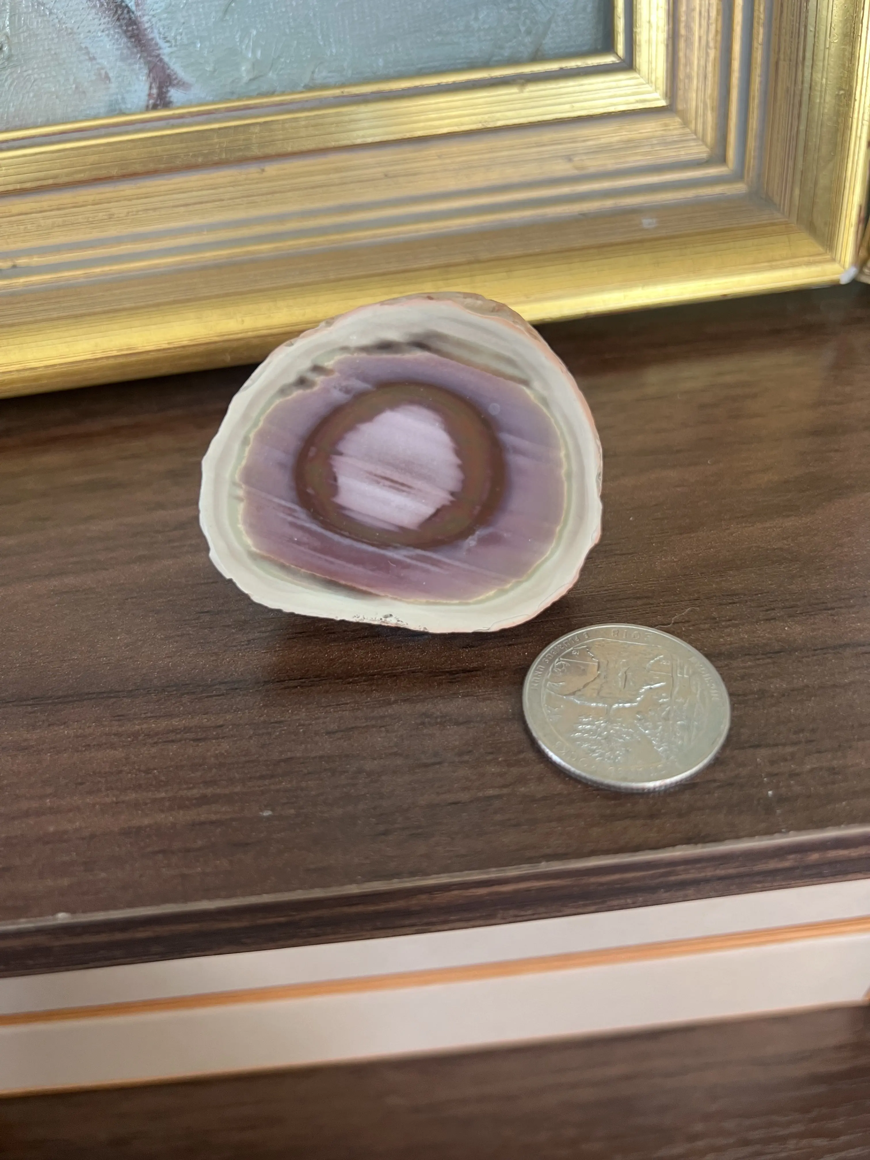 Royal Imperial Jasper Polished Nodule - Unique Purple Mexico  - Tucson Gem Show Find-