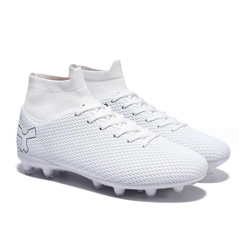 Men's Soccer Cleats Football For Mens Big High-top Spikes Shoes Professional Turf Indoor Outdoor Sneaker
