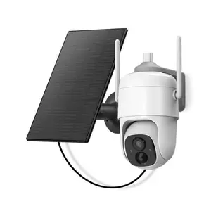 VicoSafe CQ1 Solar Panel Wi-Fi Security Camera - 2K HD, 355° Rotation, IP65 Weatherproof, Intelligent AI Alerts, Compatible with Vicohome App for Smart Home Monitoring