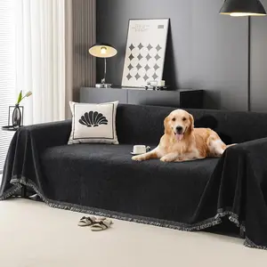 100% Waterproof Machine Washable Sofa Slipcover,Non-Scratch Pet-Friendly Couch Cover for Sofa,Perfect for 3-4 Seat Sectional Couches