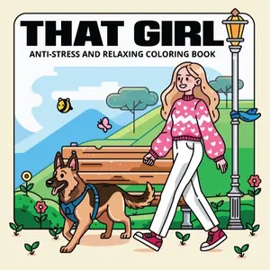 THAT GIRL anti-stress and relaxing coloring book