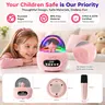 BEBANG Mini Karaoke Machine for 3+ Year Old Girls, Battery Powered Kids Toy with 2 Wireless Microphones, Portable Bluetooth Speaker, Built-in Batteries, Multifunction Play, Cool Kid Girl Gifts for Christmas/Birthday