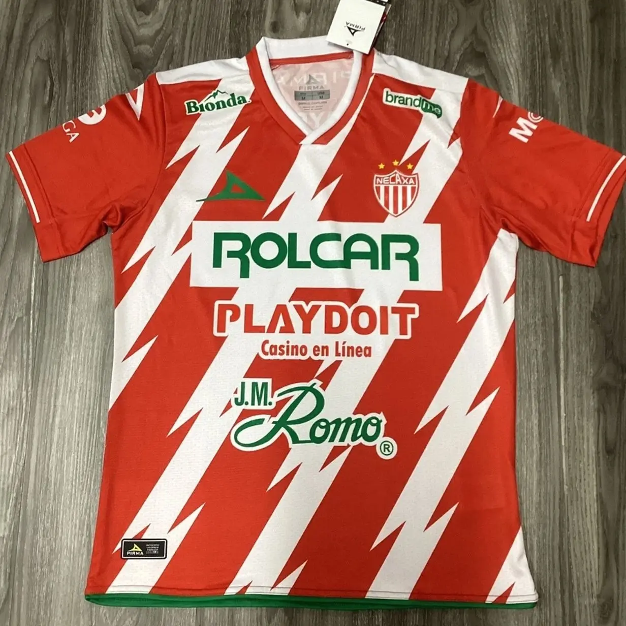 PIRMA CLUB NECAXA HOME SOCCER JERSEY 24/25 AOP MIH