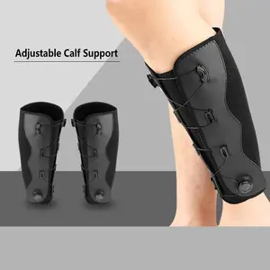 1PCS Calf Brace for Torn Calf Muscle and Shin Splint Pain Relief - Adjustable Neoprene Compression Support Wrap for Lower Leg Tibia Injury, Strain, Tear - Runners Sleeve for Men and Women