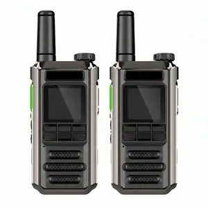 JISTONG BQ18 4G LTE Radio. Metal body with two-tone flashing light & 6000mAh battery. These walkietalkieradios deliver 5000km range and clear communication. 1st Year FREE network fee, then only $20/yr!
