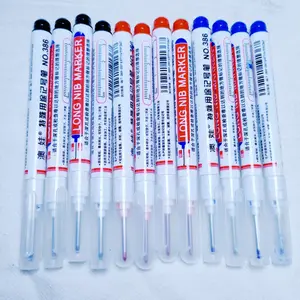 [US shipping] Long tipped marker pens&woodworkingpens&deep-mouthed tile marker pens&extended special oil-based marker pens&bathroom installation pens