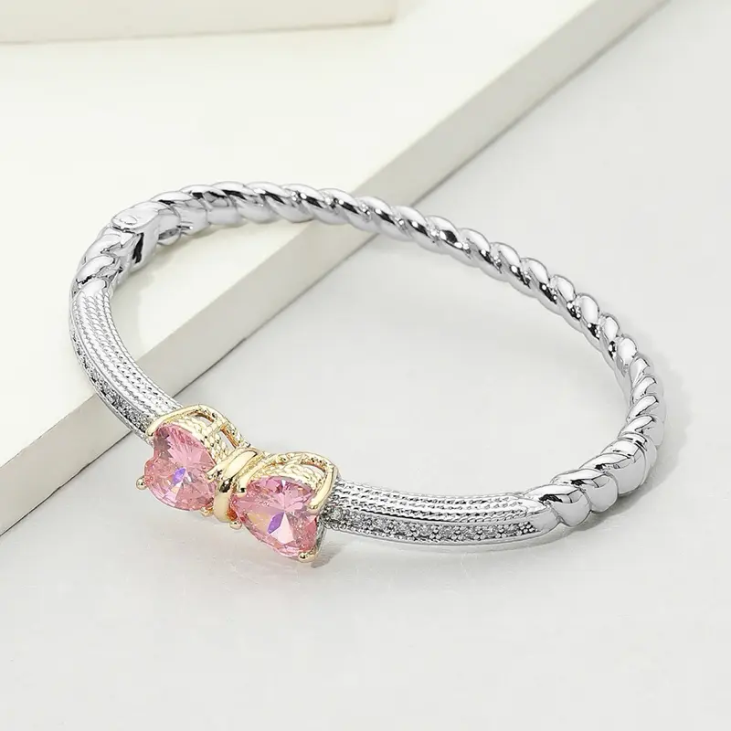 Pink Bow Cuff