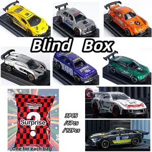 Diecast Alloy Car Model Blind Boxs, 1/64 Scale Mini Race Car Models Toys, Surprise Mystery, Collectible Diecast Vehicles for Boys, Christmas Stocking Stuffers & Birthday Gifts