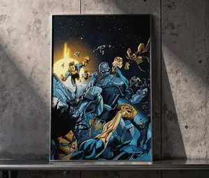 [UnFrame] Collector’s Poster: "Invincible – Heroes United" – A Bold Statement for Pop Culture Lovers, Perfect for Lounges and Studios