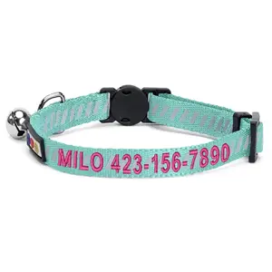 Personalized Reflective Cat Collar