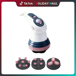 【Perfect Gift for Women】Zero Queen Massager, equipped with 3 massage heads - targeted at abdomen/waist/arms, easy to clean, great gift for women, perfect choice for Valentine's Day