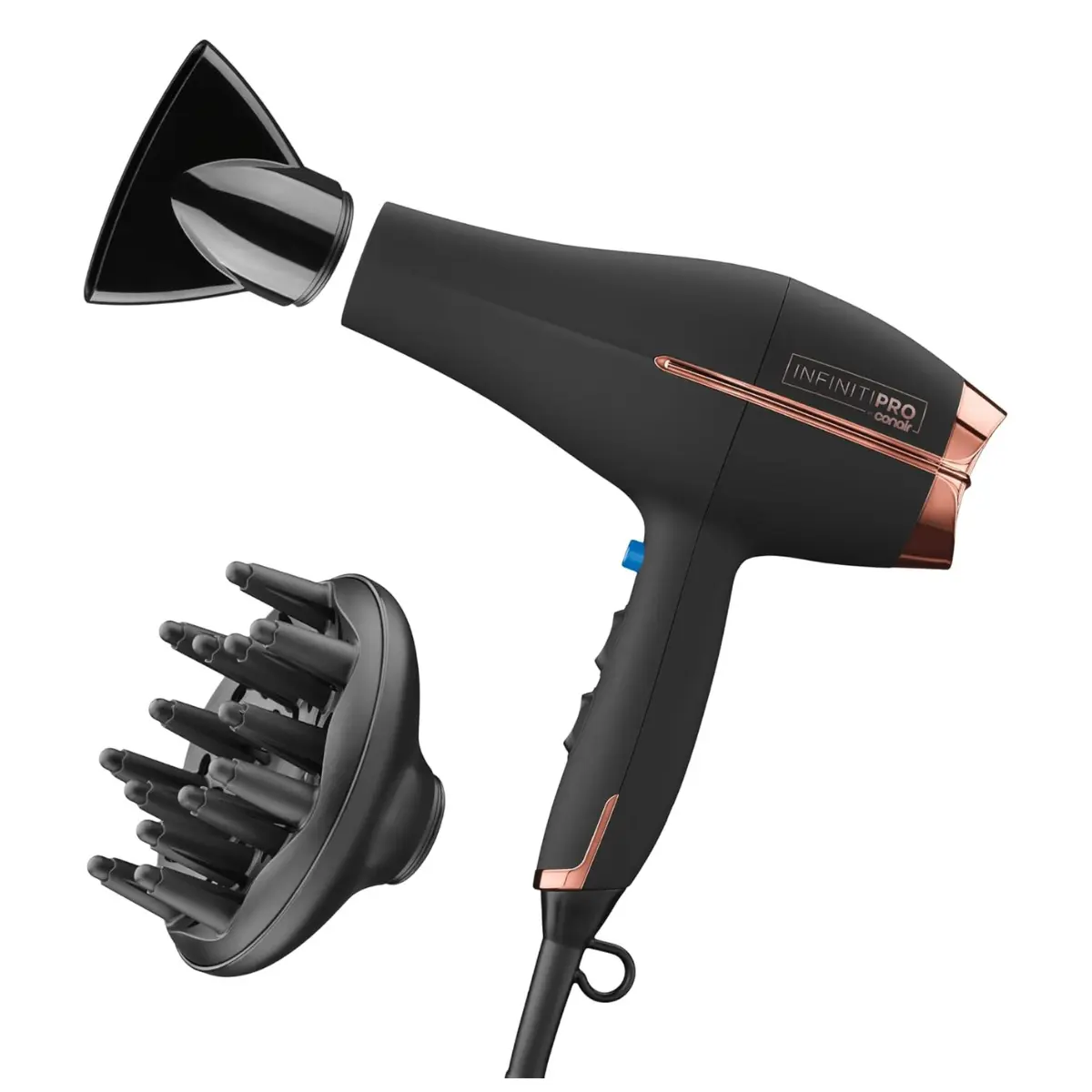 Conair InfinitiPRO Professional Hair Dryer, Ionic Titanium Ceramic for Frizz-Free Styling, 1875W AC Motor, For All Hair Types, Hair Care Products