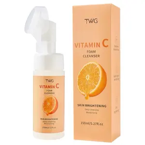 Vitamin C Foaming Face Wash with Soft Built-In Cleansing Brush, 5.1 fl oz