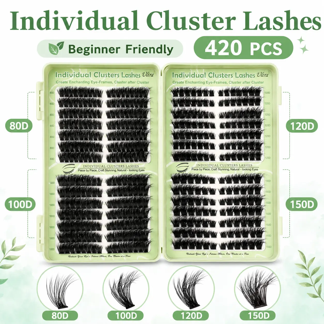 Lashes Lash Clusters Eyelashes Lash Clusters Extensions Kit Eyelash Extension Kit Eye Lashes, Lash Extension Kit Lashes Clusters KitWispy Manga Lashes, Individual Lashes Eyelash Extension Lashes  Makeup  30D40D50D60D80D100D, D Curl 9-16mmMixed Length