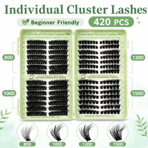 Lashes Lash Clusters Eyelashes Lash Clusters Extensions Kit Eyelash Extension Kit Eye Lashes, Lash Extension Kit Lashes Clusters KitWispy Manga Lashes, Individual Lashes Eyelash Extension Lashes  Makeup  30D40D50D60D80D100D, D Curl 9-16mmMixed Length