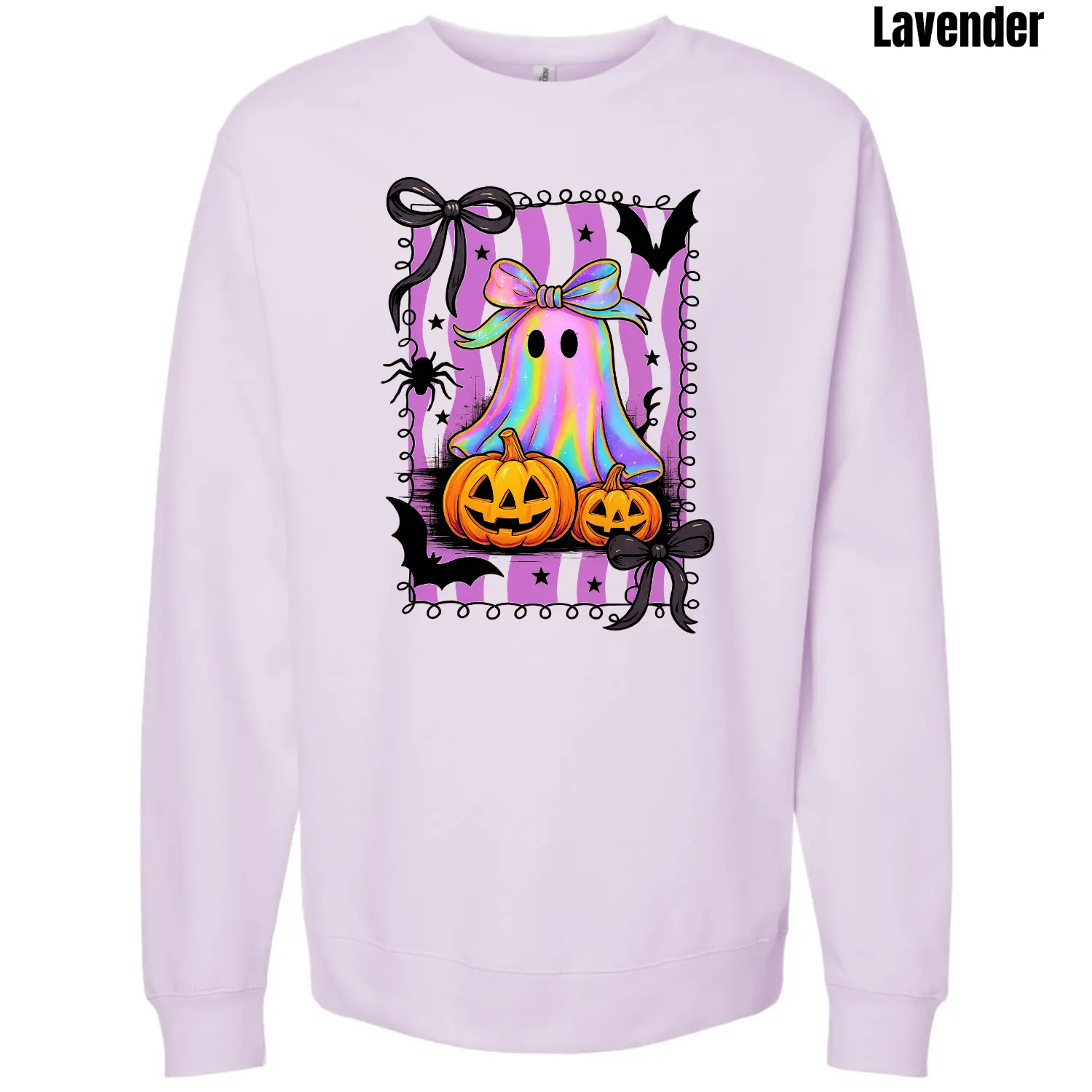 Pumpkins & Rainbow Ghost Sweatshirt 'NLB'