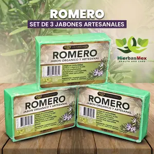 Hierbasmex - Artisan Soap Rosemary - Jabon Artesanal de Romero