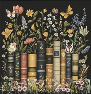 5D Flower & Tree Diamond Painting Set DlY Gemstone Art Full Diamond Point Crystal Craft Set Home Wall Decoration Gift for Beginners