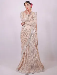 Golden Sand Sequins Lehenga