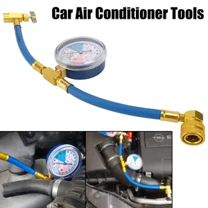 Freon r134a Air Conditioning Recharge Hose r134a Refrigerante Open Valve Charging Pipe Car Air Conditioner Tools 1/2 ACME Thread