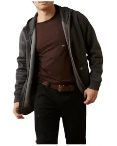 Ariat Men's Rebar Born For This Full Zip Hooded Jacket Tall - 10046399-Tll