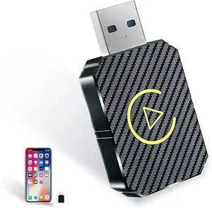 Smart Wireless CarPlay & Android Auto Adapter – Enjoy Instant Plug-and-Play Connectivity in Your 2020+ Vehicle with Crystal-Clear, Low-Latency Audio and Calls