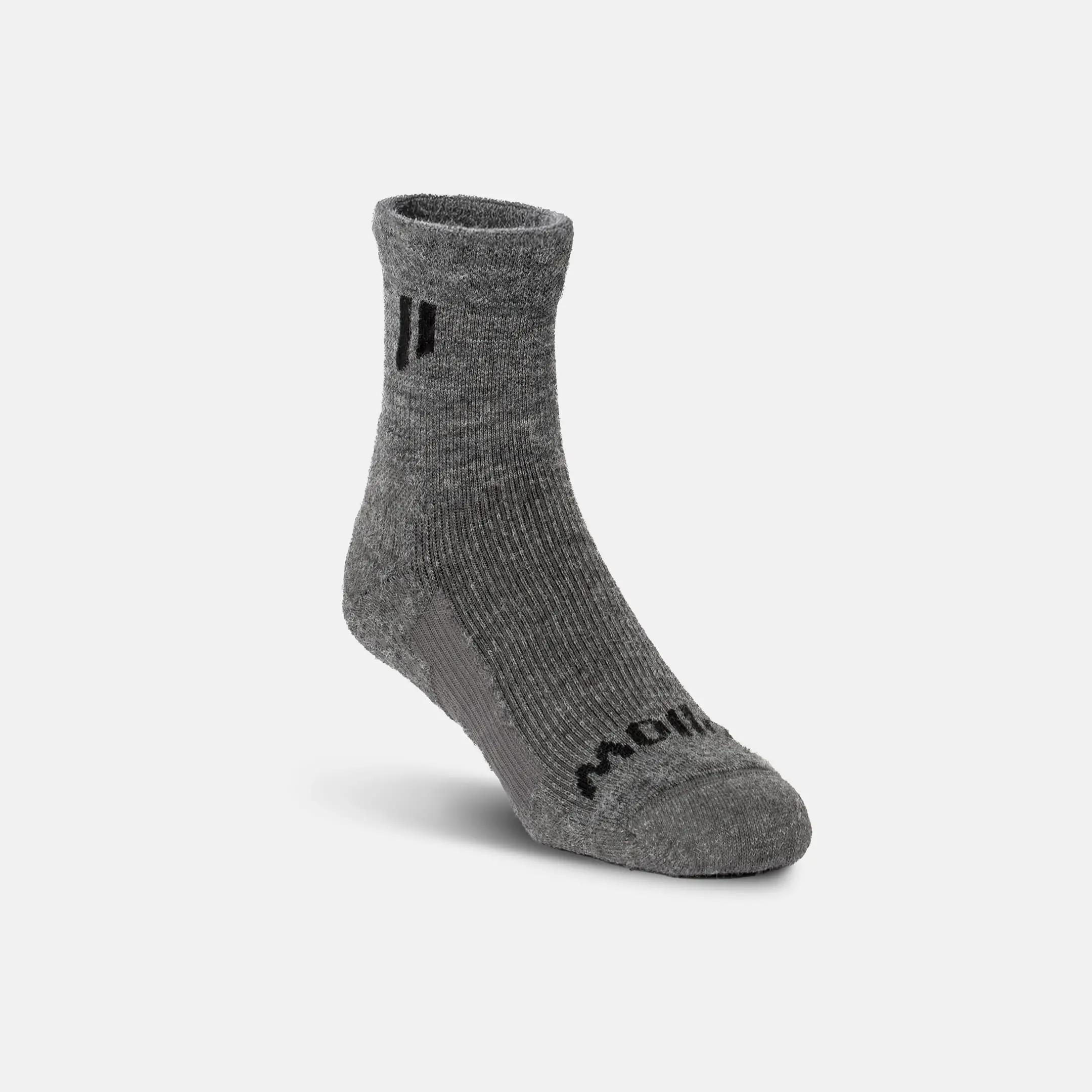 Hollow Compression Ankle Socks – Alpaca, 15mmHg Graduated Compression, Moisture-Wicking, No-Slip, Made in USA (Men & Women M-XL)