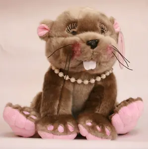 The Gray Beaver Plush Gift & All-Purpose Card for Adults - 50th Birthday Gift, Menopause Gift, Empty Nester Gift, Retirement Gift