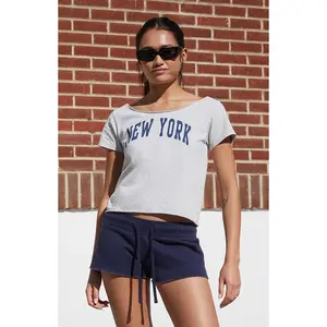 John Galt Women's Silver New York Robyn Off-The-Shoulder Top - Multicolor