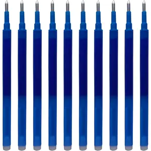 Gel Ink Refills for Erasable Gel Ink Pen, Fine Point, Blue Ink, 10 Packs