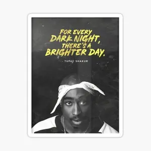 minimalist the best hip hop music Sticker