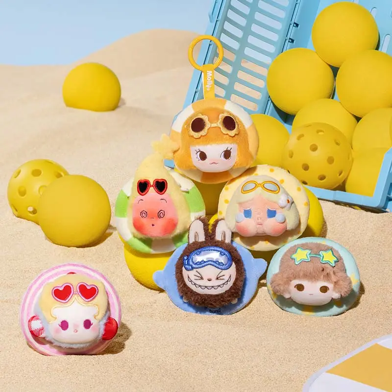 【2】POP MART POP Bean Island Vacation Series Mini Plush Pendant Blind Box