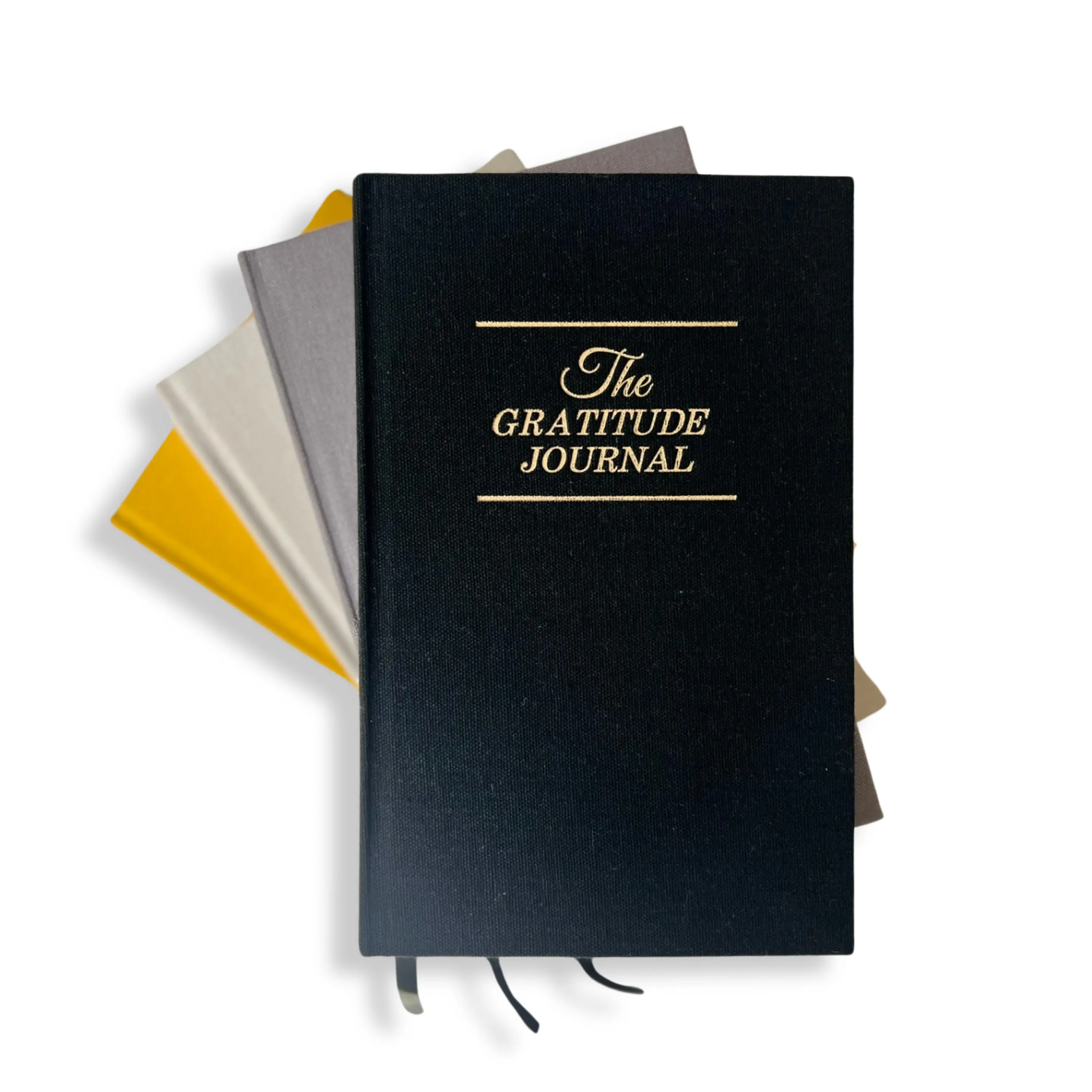 The Gratitude Journal: 190 Days to a More Grateful You - Daily Gratitude Journal with Guided Prompts, Elegant Design, Fabric Hardcover, Ribbon Bookmark for Mindful Reflection and Happiness Boost