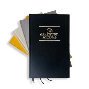 The Gratitude Journal: 190 Days to a More Grateful You - Daily Gratitude Journal with Guided Prompts, Elegant Design, Fabric Hardcover, Ribbon Bookmark for Mindful Reflection and Happiness Boost