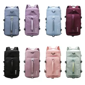 LVQUE Wadi's 2025 High Quality Lightweight Unisex Multifunction Travel Bag Sling Hand Laptop School Wet Towel Shoes Handbag New Style Pink Black Gray Navy Blue Green Purple Blue