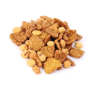 Oregon Farm Fresh Snacks Honey Roasted Mixed Nuts Snack Mix - Locally Made Honey Roasted Peanuts, Toffee Peanuts & Sesame Sticks Snacks - Perfect Sweet & Salty Nut Mix (16oz)