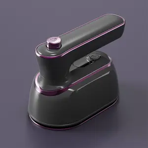 Portable clothes for travel steamers: 2-in-1 mini handheld clothing ironing machine, purple handheld hanging ironing machine, foldable large steam electric iron ironing machine, dry and wet dual ironing, home dormitory portable ironing bucket