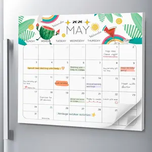 Delightful Magnetic Fridge Calendar 2026-2027 magnetic calendar for refrigerator - Monthly Calendars for Easy Organizing