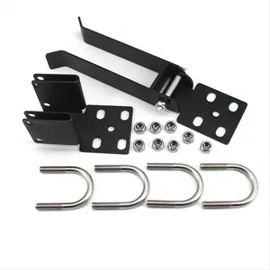 Chain Link Double Gate Latch for 1-3/8inch Gate Frames,Farm Gate Latch Strong Arm Double Gate Latch for Swing Gates