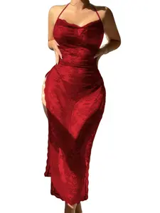 Midnight Sapphire: Navy Blue Lace Sheer Nightgown Nightwear Fit Womenswear for Romantic Nights I