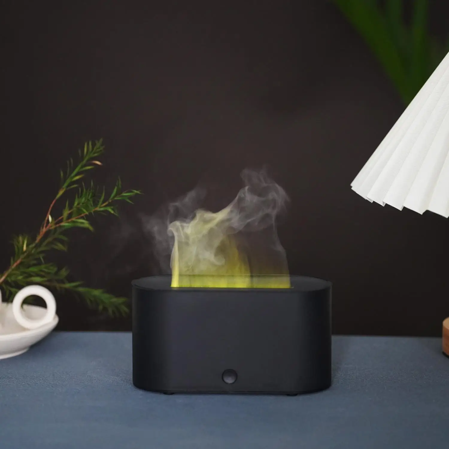Desktop Aroma Diffuser, USB Powered Air Humidifier, Aroma Diffuser with Colorful Atmosphere Light, Aromatherapy Diffuser for Home Office