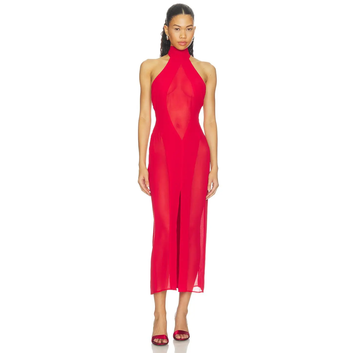 GUIZIO Koemi Dress in Red Love