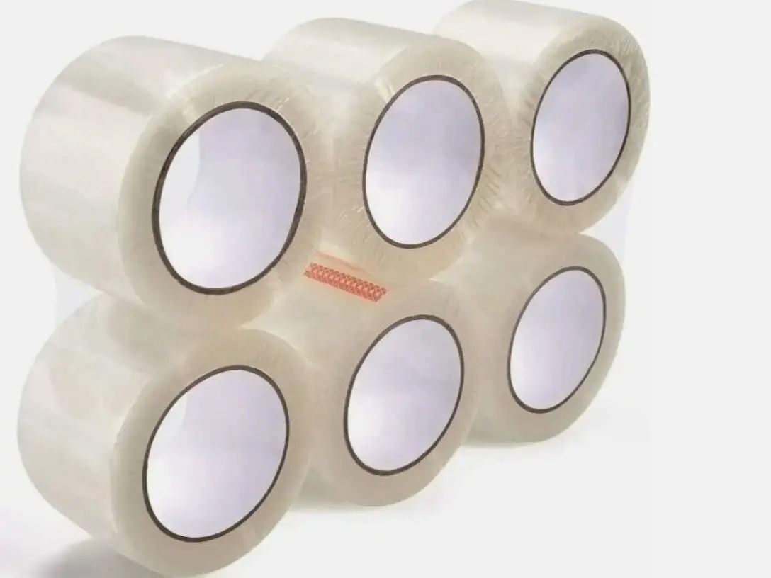 Strong Adhesion Shipping Packaging Sealing Tape, 12 Rolls, 2 mil Thickness, 2" Width x 110 yd (330FT) Length, for Office Stationery & Computer Equipment Packing