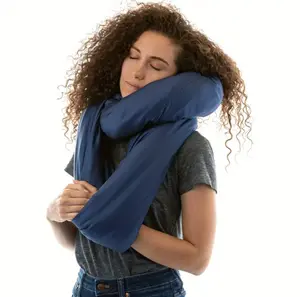 Infinity Pillow - Soft and Cozy Pillow for a Restful Night's Sleep | Compact Travel Neck Pillow
