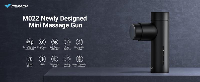 MERACH Pocket Massager On-the-Go Massager Relief Deep Tissue Muscle Device Comfort Body Care Ideal for Thoughtful Gifts Comfort