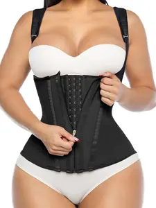 SY 1 Count Waist Trainer Corset Vest, Tummy Control Elegant Shapewear Breathable Waist Cincher For Women, Body Shaper Tops, Sport Girdle Adjustable Buttoned Repair Corset, Colombian Shapewear, Heavy Duty Waist Cincher, Suitable For Everyday Wear
