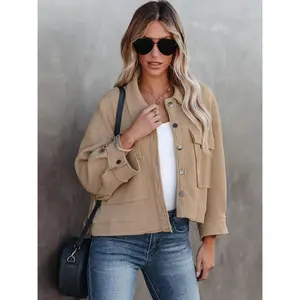 Wesley Waffle Jacket-Khaki