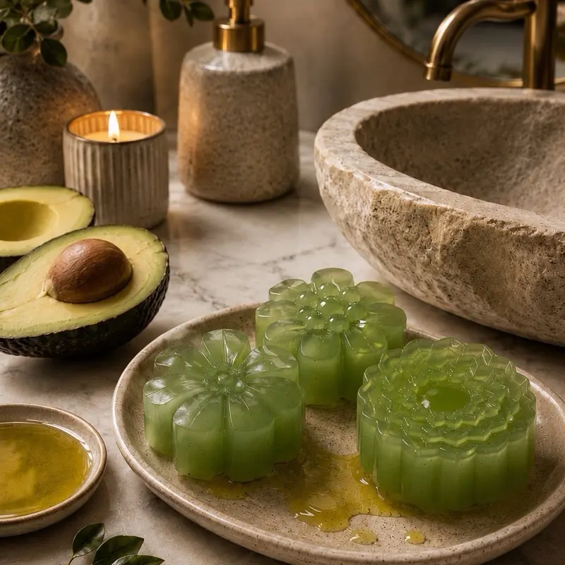 Handmade Artesanal Soap Avocado (Jabon De Aguacate Natural)