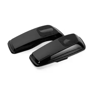 Vivid Black Saddlebag Speaker Lids for Harley® Touring '14-'25
