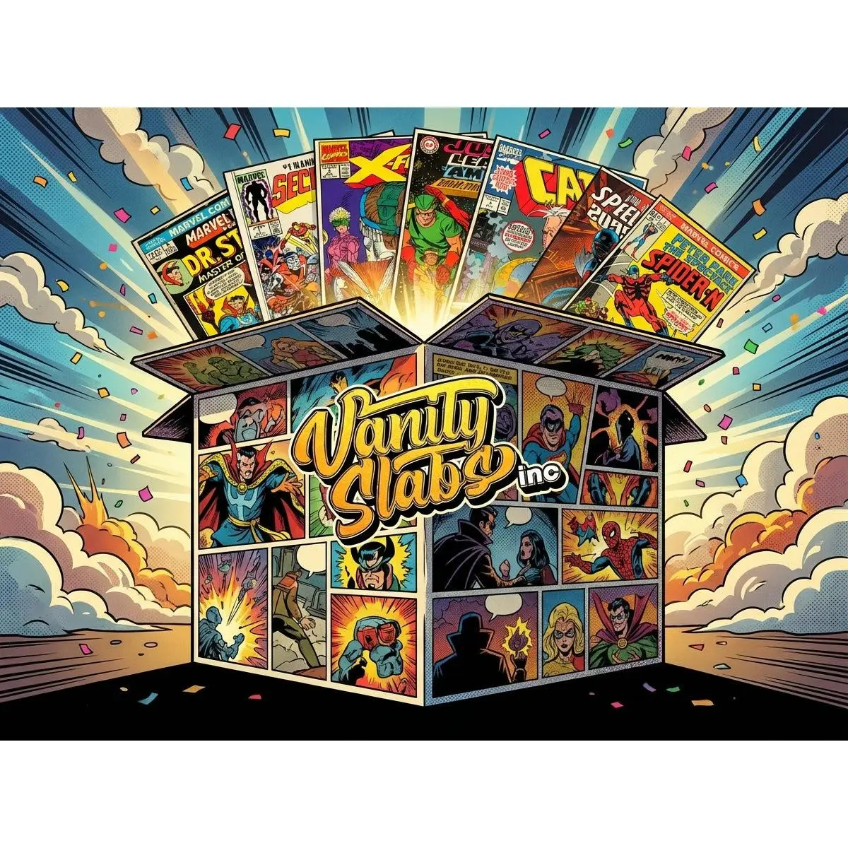 10 x Comic Books Heroes Mystery Bundle (Vintage and Modern Age Mixed)